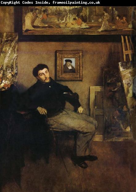 Edgar Degas The Man in the studio